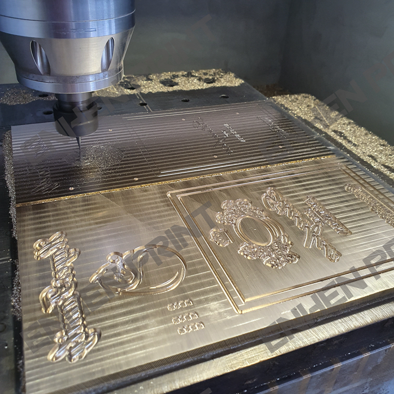 engraving brass plate